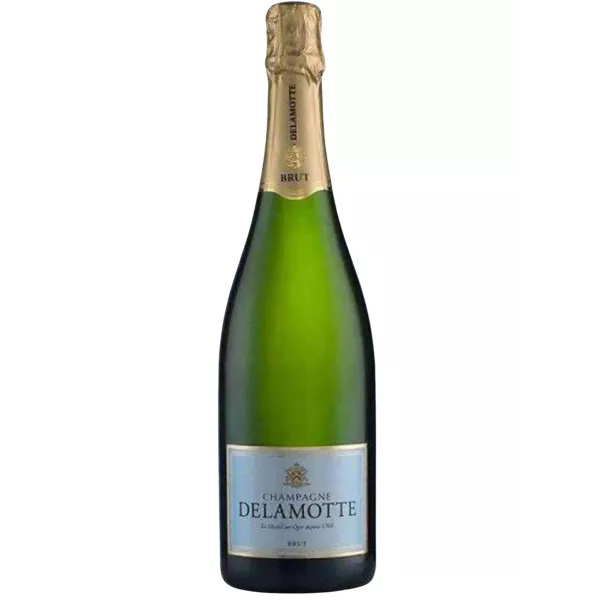Magnum de Champagne Delamotte Brut Tradition 1.5 liter - bottle on neutral background