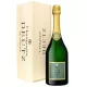 Champagne bottle Deutz Brut Classic Jeroboam 3L, gold label, front view