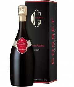 GOSSET Champagne Grande Reserve Brut with packaging