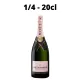 Quarter bottle MOET & CHANDON Champagne Rose Imperial