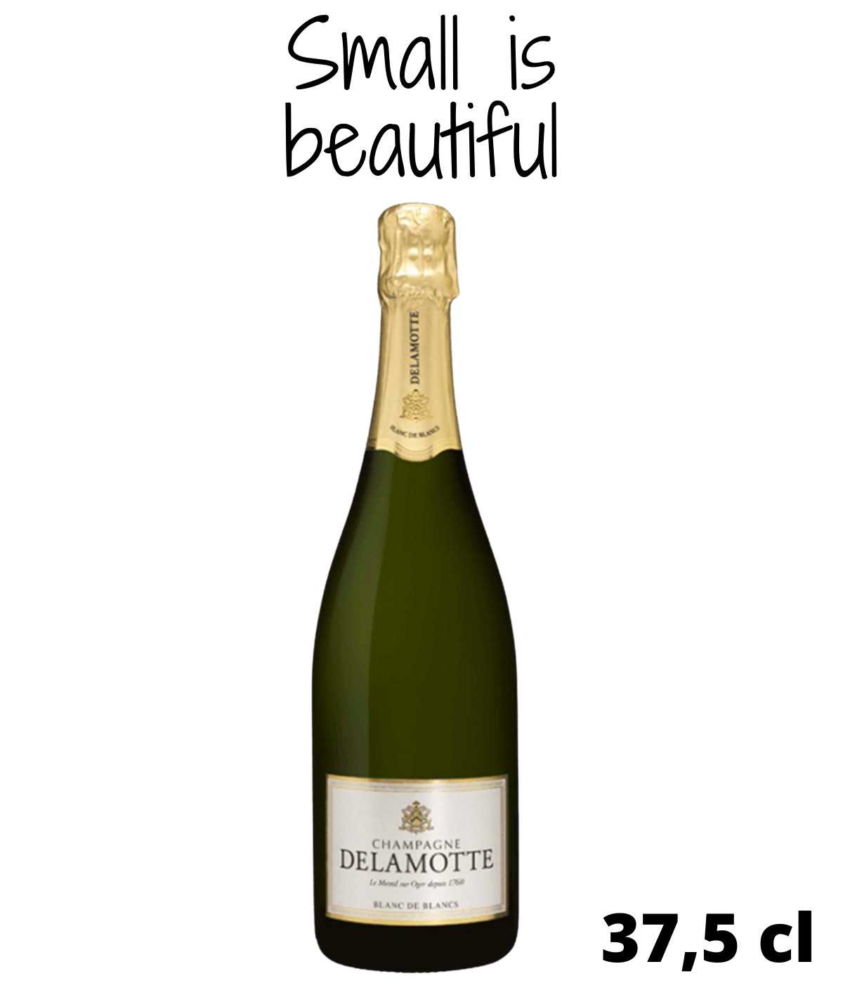 Half Bottle of Champagne DELAMOTTE Blanc De Blancs Grand Cru