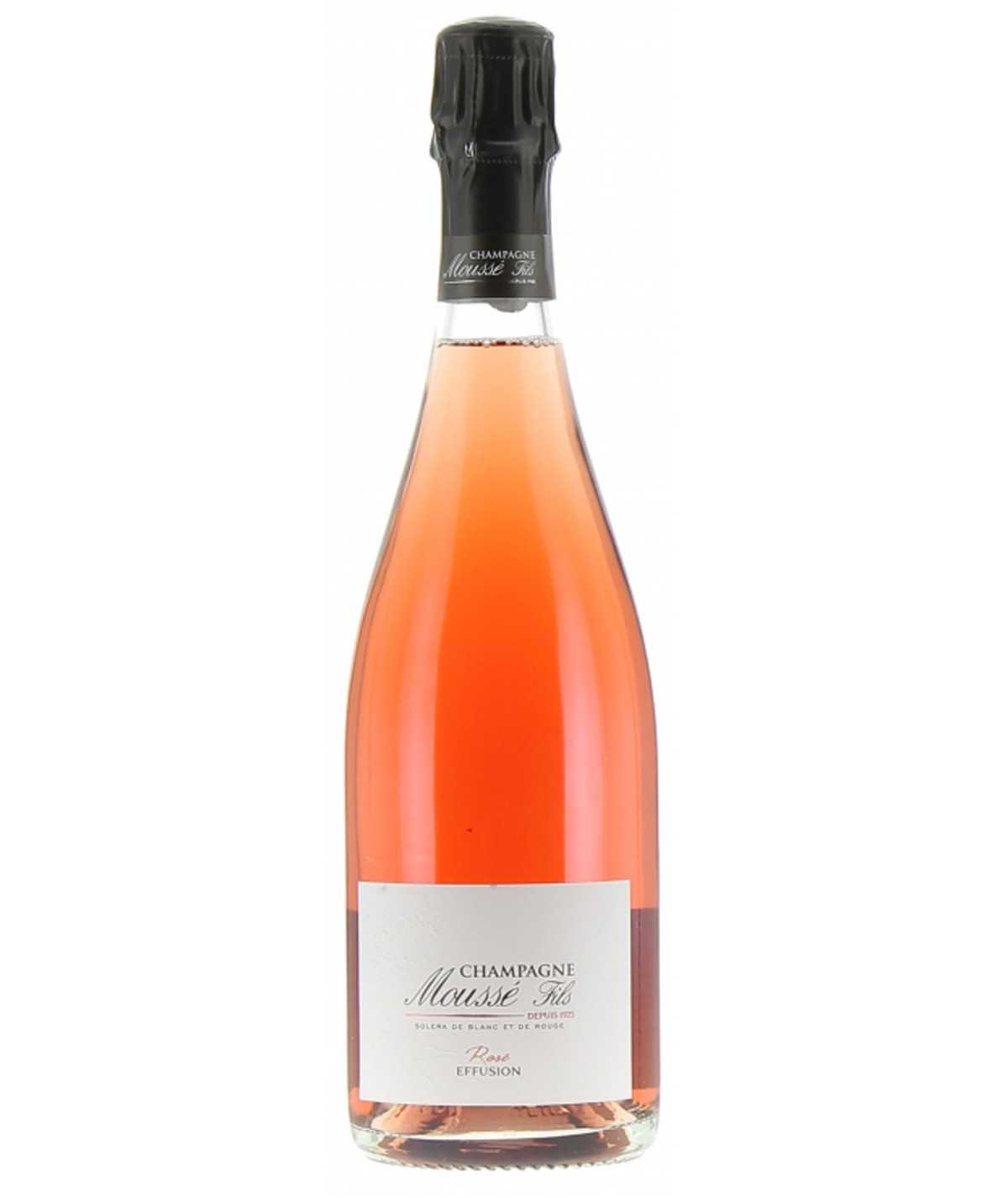 MOUSSE Fils Rosé Effusion champagne