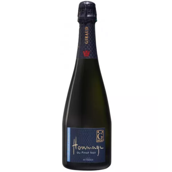 Henri Giraud Hommage au Pinot Noir, Grand Cru Blanc de Noirs champagne bottle