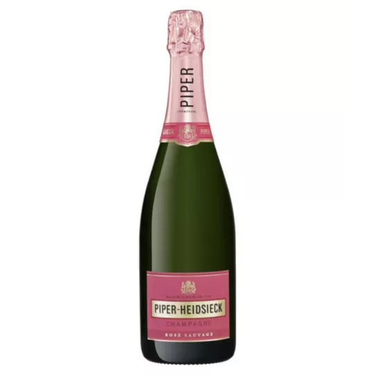 Bottle of Champagne Piper-Heidsieck Rosé Sauvage - brut rosé Pinot Noir