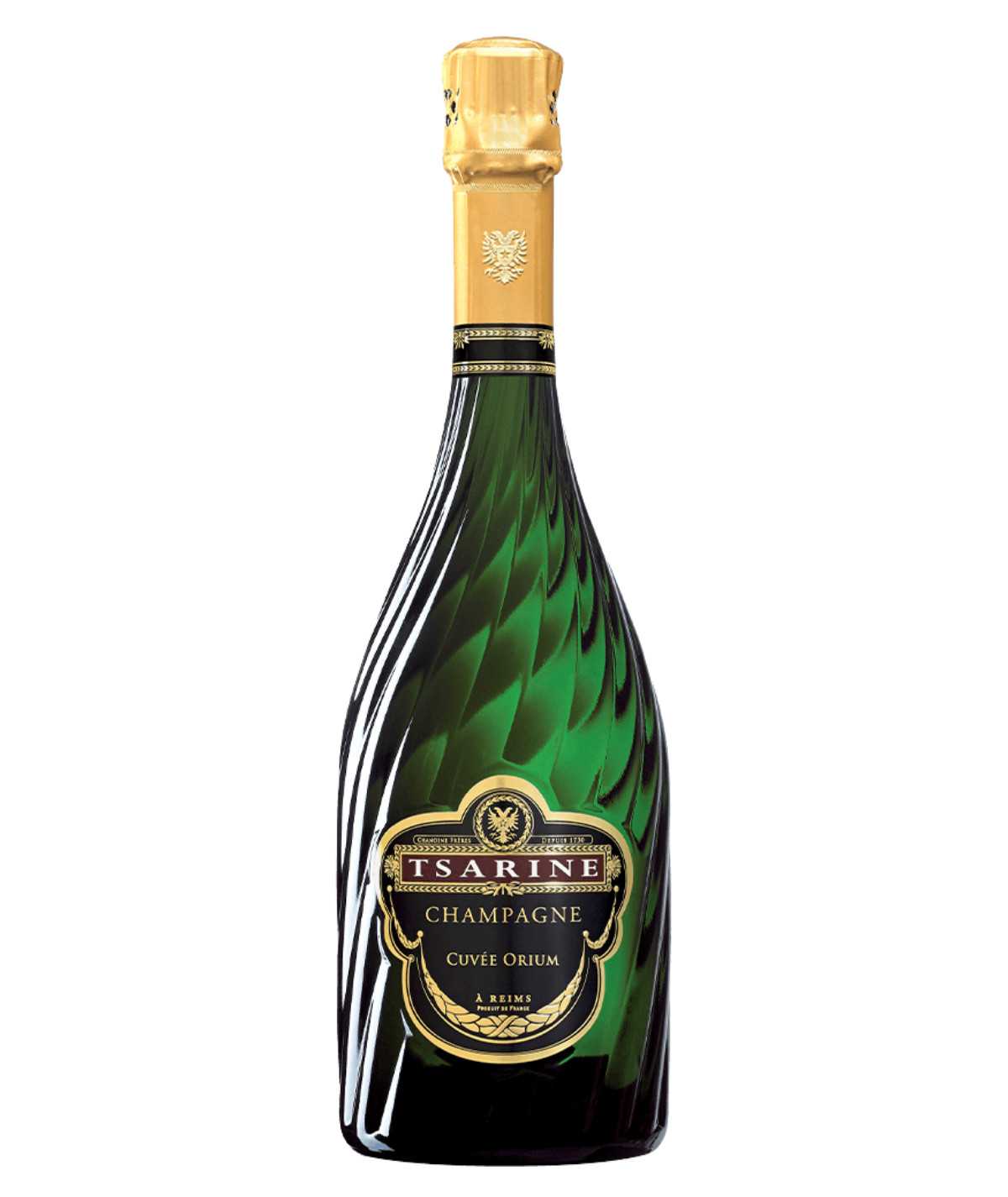Champagne Tsarine Cuvée Orium - Elegance and finesse in a bottle adorned with a golden label.