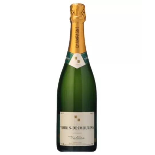 Discover the essence of refinement with VOIRIN-DESMOULINS Brut Tradition champagne.