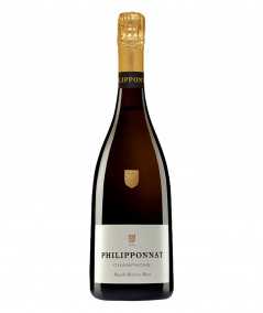 Philipponnat Royale Réserve Champagne bottle, rich gold, fine foam, a liquid masterpiece.