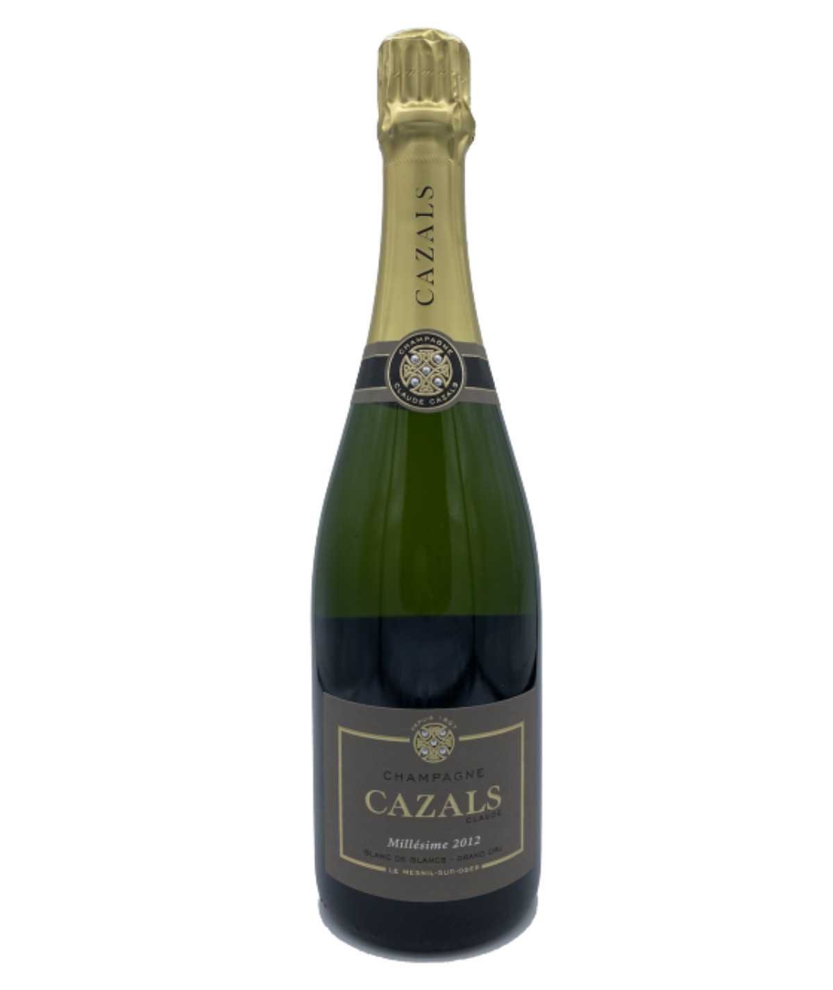 CAZALS champagne 2012 vintage Blanc de Blancs Grand Cru