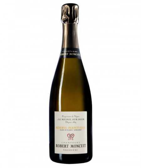 Champagne Magnum ROBERT MONCUIT Blanc De Blancs Extra-Brut Grand Cru Réserve Perpétuelle