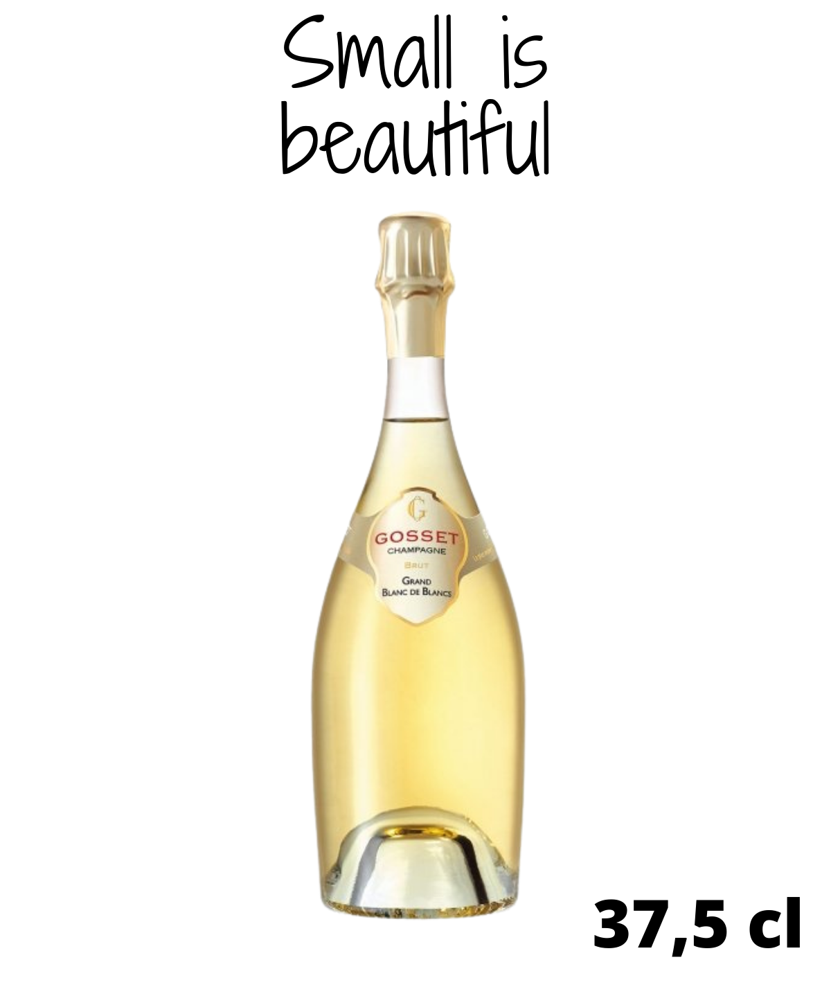Half Bottle of Champagne GOSSET Grand Blanc De Blancs Brut