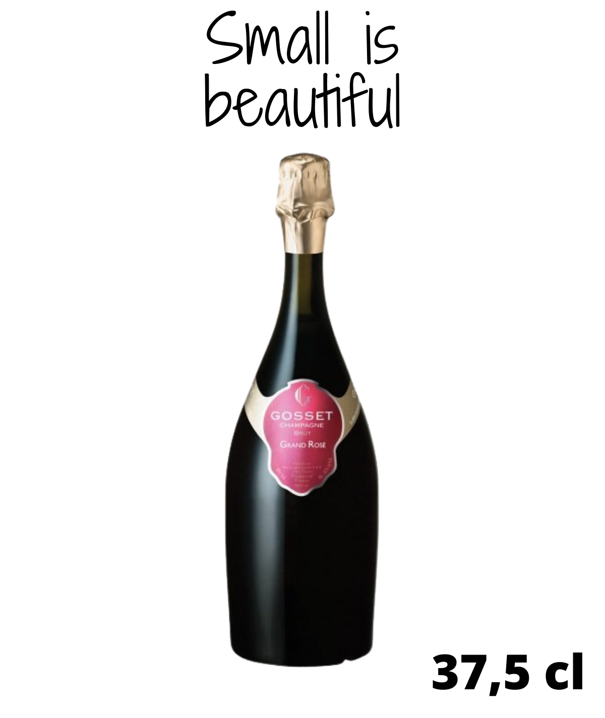 Half Bottle of Champagne GOSSET Grand Rosé Brut