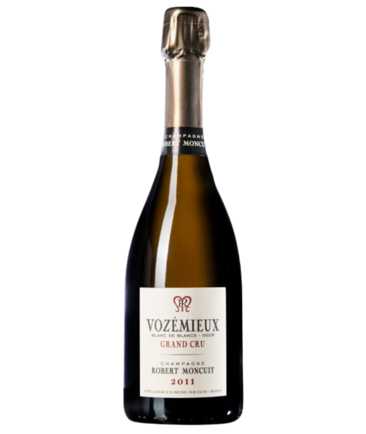 ROBERT MONCUIT champagne Grand Cru Vauzémieux Blanc de Blancs Extra-Brut 2012 vintage