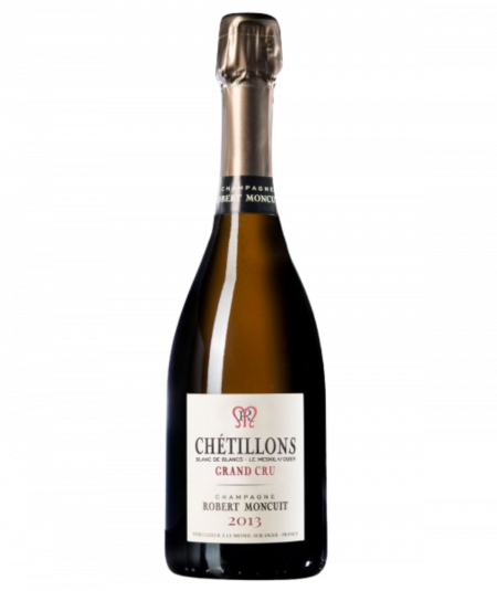 ROBERT MONCUIT champagne Grand Cru Chétillons Blanc de Blancs Extra-Brut 2013 vintage