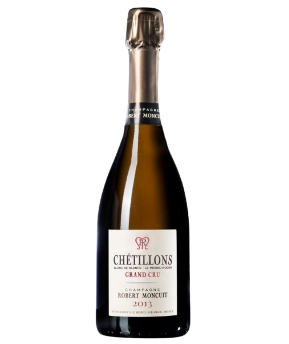 ROBERT MONCUIT champagne Grand Cru Chétillons Blanc de Blancs Extra-Brut 2013 vintage