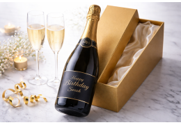 A Simple and Elegant Personalised Champagne Gift